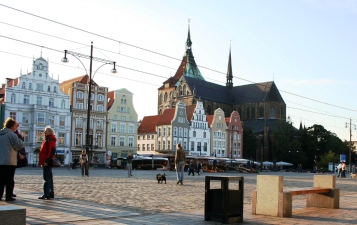 Hansastad Rostock Torget