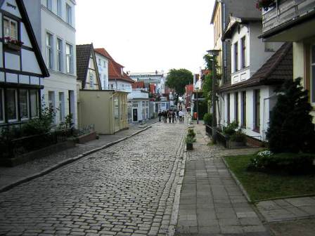 Hansastad Rostock Stadsgata